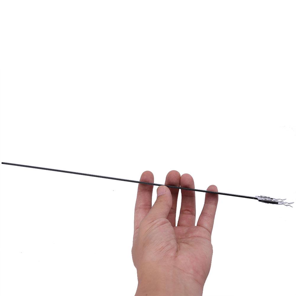 Stainless Steel Bow T Square Ruler Archery Shooting Accessory Ruler (Black)