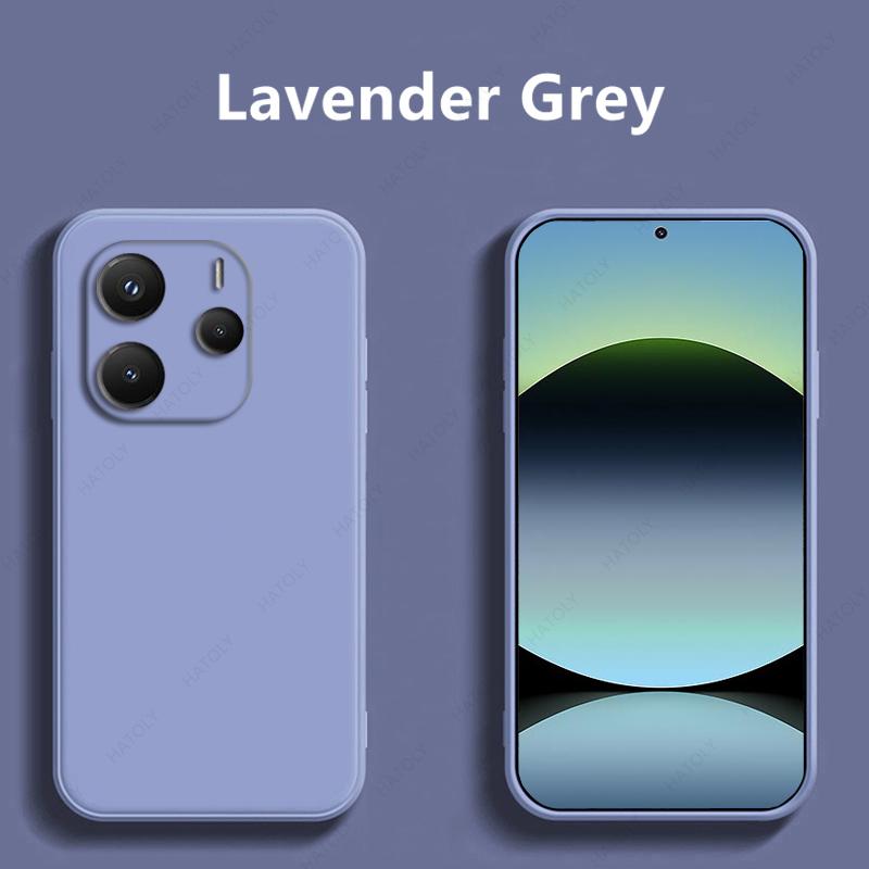 Liquid Silicone Phone Case For Xiaomi Redmi Note 14 5G Case Cover Shockproof Funda Back Cover For Redmi Note 14 5G Global