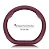 Genuine Leather Luxgen Steering Wheel Cover - Universal Fit for U6, Big 7, S5, U5, 7MPV, Na 5, Rui 3 Models