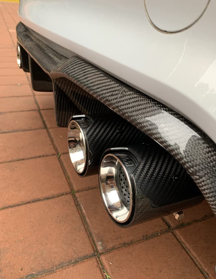 For BMW Car Muffler Cutter, Muffler Cutter, Carbon, Car Exhaust Muffler Pipe, Universal, Compatible