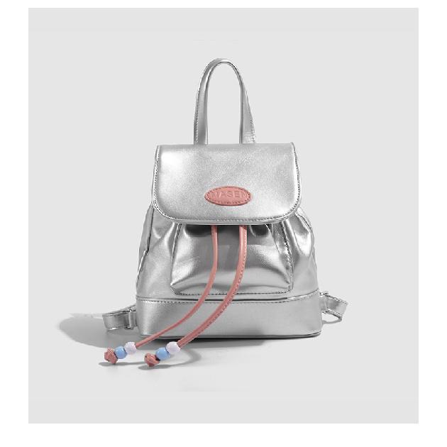 Niche Design 2025 New Vintage Cute Denim Girl Backpack, Ins-style Student Outdoor Travel Small Backpack