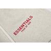 Fear of God Essentials Roter Buchstabenaufdruck Schweißshorts Unisex Locker Baumwolle Kordelzug Elastische Taille Lässige Sportshorts