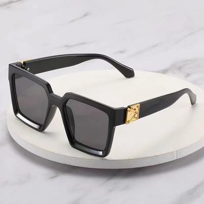 New Fashion Square Sunglasses Women Oversized Vintage UV400 Big Frame Shades Ladies Eyewear