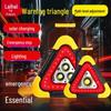 LED Solar Emergency Triangle Tripod Warning Light for Vehicles