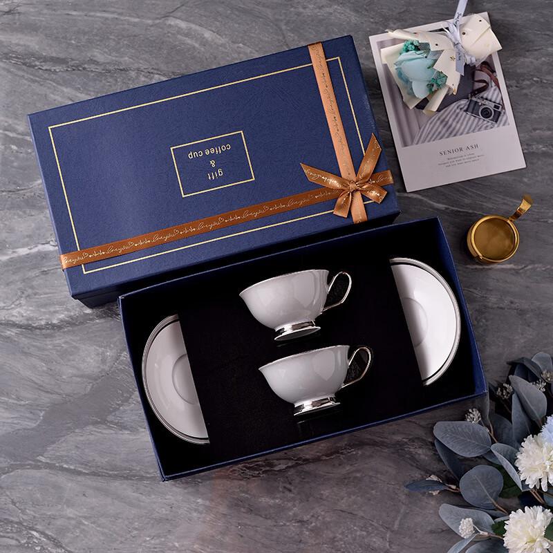 Shangqi Luxury Coffee Cup and Saucer Set