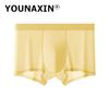 Herren Sexy Unterwäsche Große Größe Eis Seide Atmungsaktiv Boy Boxer Briefs Shorts Homme Groß Unterhosen L XL 2XL 3XL 4XL 5XL
