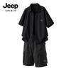 JEEP SPIRIT Men's Summer Casual Two-Piece Outfit