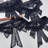 New Hollow Lace Embroidery Fake Collar For Women White Black False Detachable Collar Lapel Shirt Tie Necklace Clothes Accessory