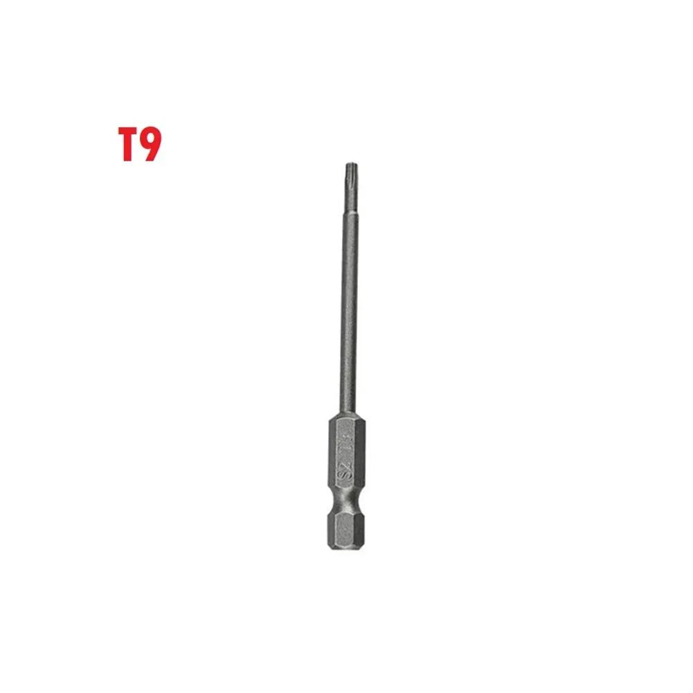 1Pc 75mm Long T6-T40 Magnetic Torx Screwdriver Bits Set Electric Screwdriver HeadT6,T7,T8, T10, T15, T20, T25, T27, T30, T40