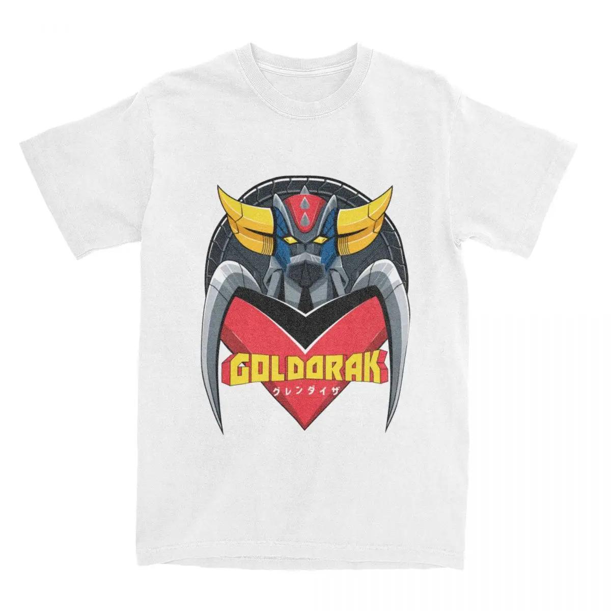 

Grendizer UFO Robot для мужчин и женщин футболки Goldorak Apparel повседневная футболка футболки хлопковая одежда на все сезоны XXXXXL белый
