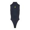 Red Run Womens/Ladies Logo Turtle Neck Slim Sleeveless Bodysuit