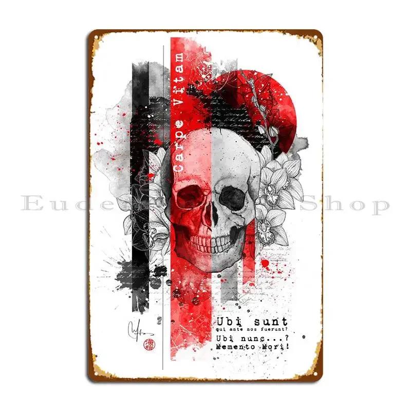 Carpe Vitam Metal Plaque Retro Bar Cinema Designs Pub Tin Sign Poster 20x30cm(7.8x11.8inch)