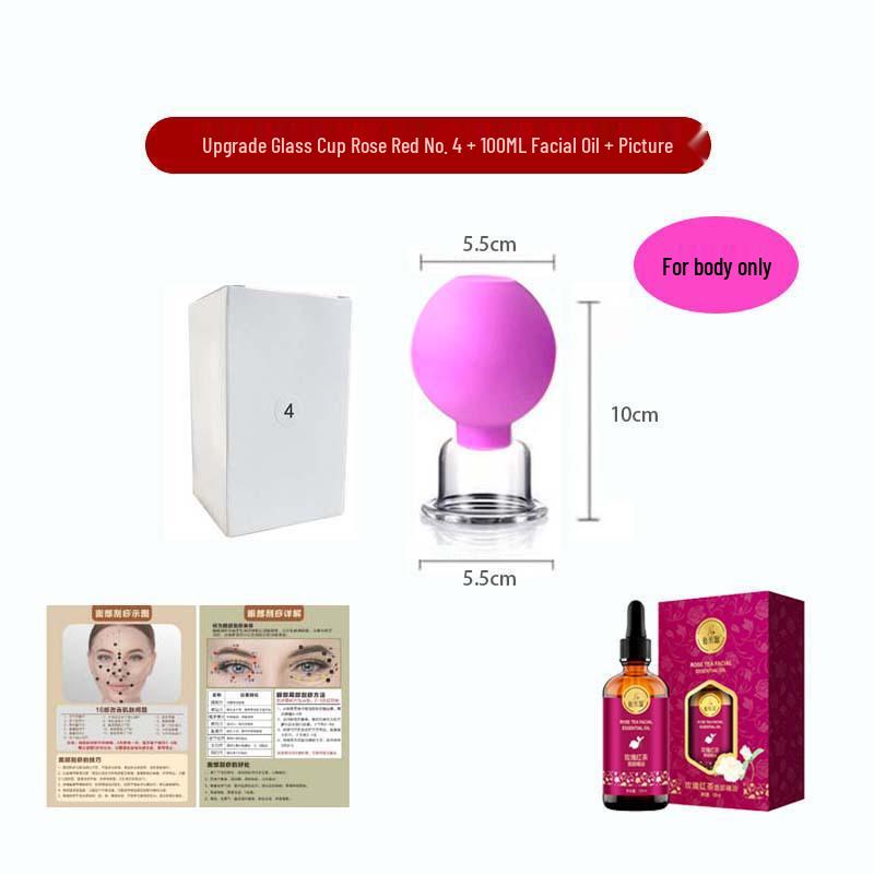 Facial Gua Sha Cupping Massage Device - Convenient PVC Sphere Vacuum Beauty Cup