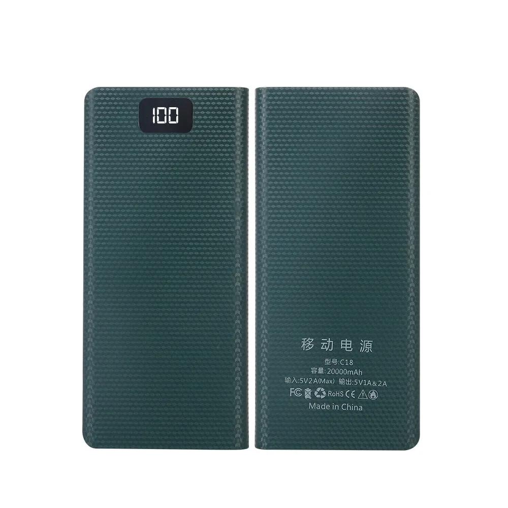 18650 Batterijhouder DIY Behuizing Dubbele USB Type C Laad Powerbank Behuizing voor Smartphone 18650 Batterij Powerbank Behuizing Opbergdoos