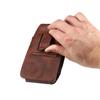 Bolsa de Cintura Masculina de Couro Universal Case com Clipe de Cinto para Celular Para IPhone 15 14 13 12 Pro Max Samsung Galaxy S22 S23 Xiaomi Huawei