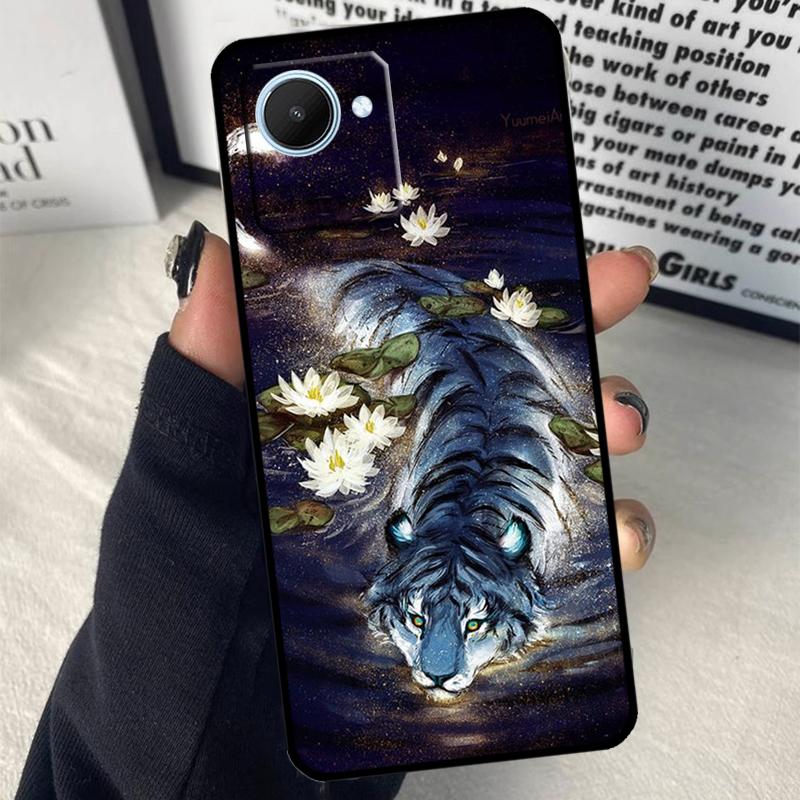 

Tiger Sketch Art For Realme 15 14 10 11 12 13 Pro Plus C65 C67 C71 C63 C61 C55 C51 C53 C75 GT6 GT7 Pro Case Realme 10 Pro Plus