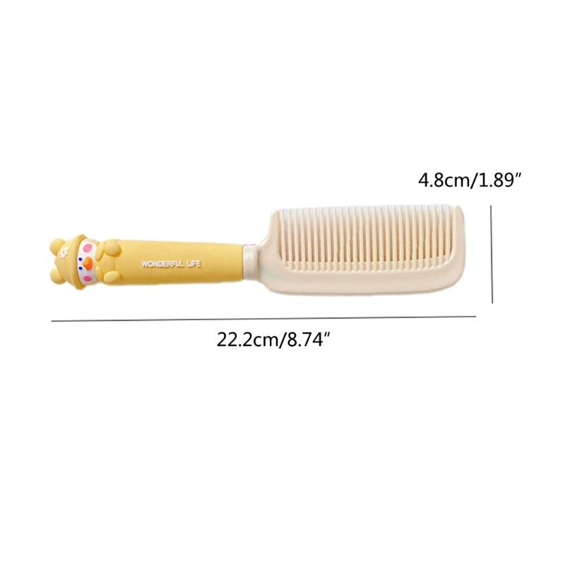 Toddlers Hair Comb Fetal Head Dirt Removal Comb Girls Cartoon Silicone Handle Comb Head Massager Combs Baby-Care Product