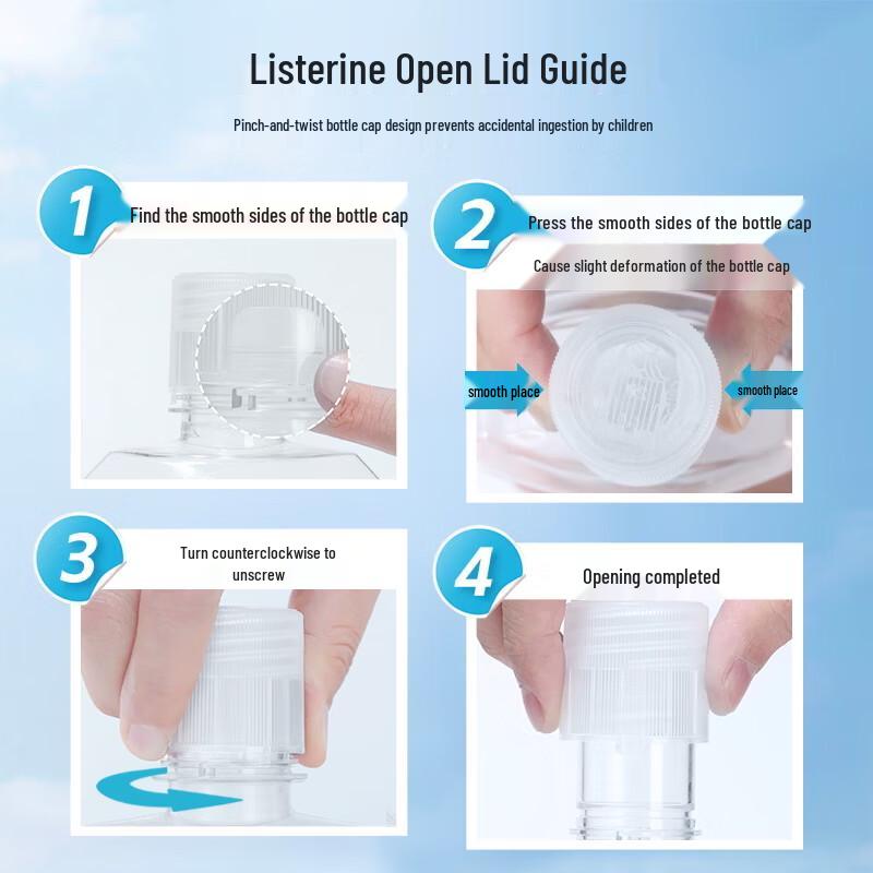 Listerine Ice Blue Zero Mild Mouthwash