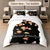 Custom Bedding Set Backstreet Boys Pattern, Print Name Text 1 Duvet Cover Plus 2 Pillowcases Home Textile