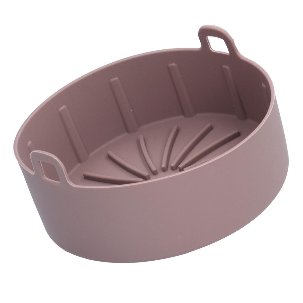 Reusable Silicone Pot Replacement Kitchen Electric Fryer Basket Tray Baking Accessory 20 Celsius 220 Celsius (16cm