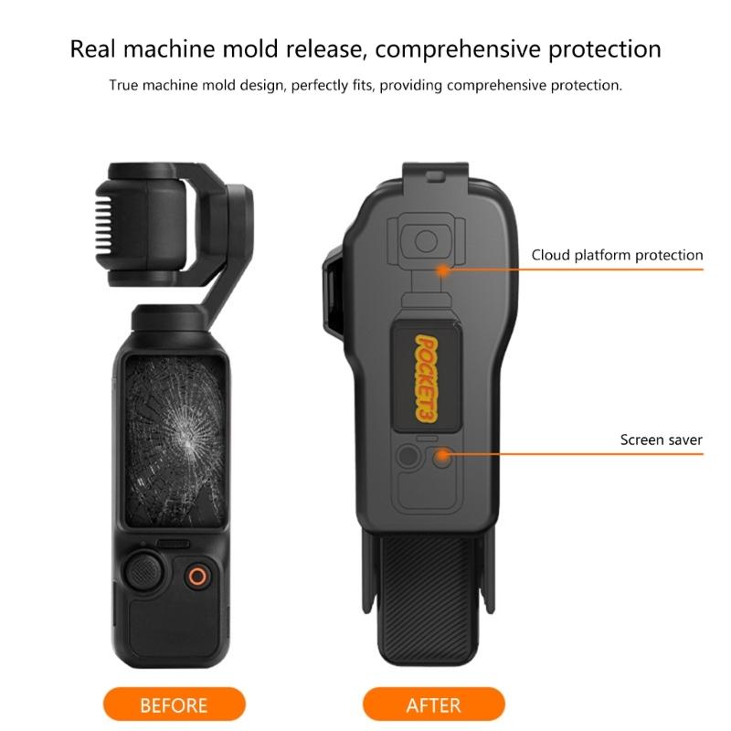 Flip Cover Camera Lens Protectors Featuring Shockproof ABS Material And Compactly Carrying Case For Accessories