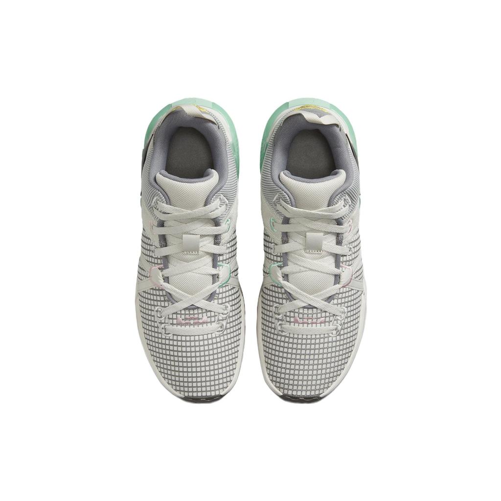Nike LeBron Witness 7 Flat Pewter Mint Light Bone Phantom Black Men's Basketball Shoes DM1123-006