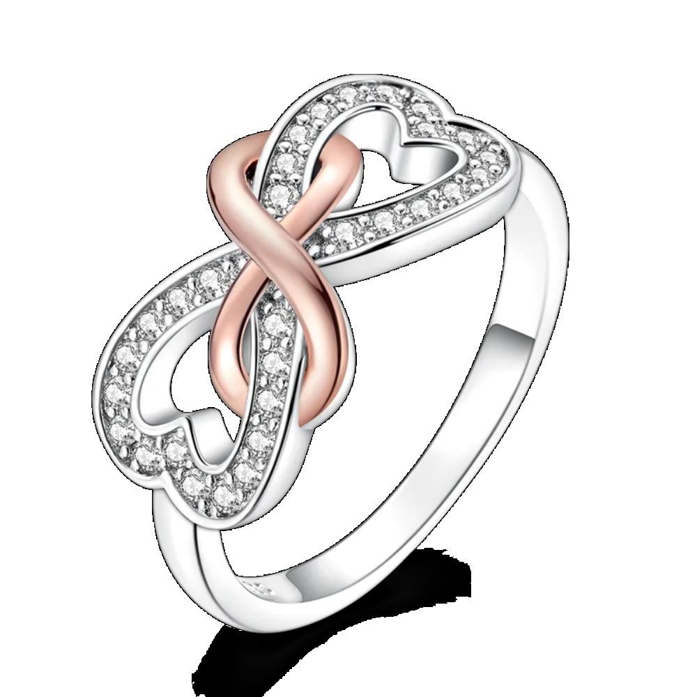 925 Silver Shine Zircon Ring Original Stone Multi Layer Wide Rings For Women Fine Jewelry Wedding Party Gift