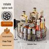 Rotating Spice Rack: Multi-functional Kitchen Storage for Seasoning Bottles