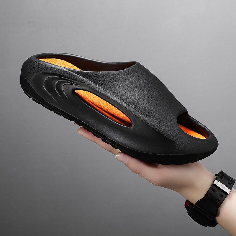 

Slippers men wear new indoor home thick bottom outdoor beach non-slip sports cool slippers in summer 38/39