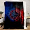 Bayern Munich Logo Designed Flannel Blanket for Bedroom, Living Room, Sofa, and Nap