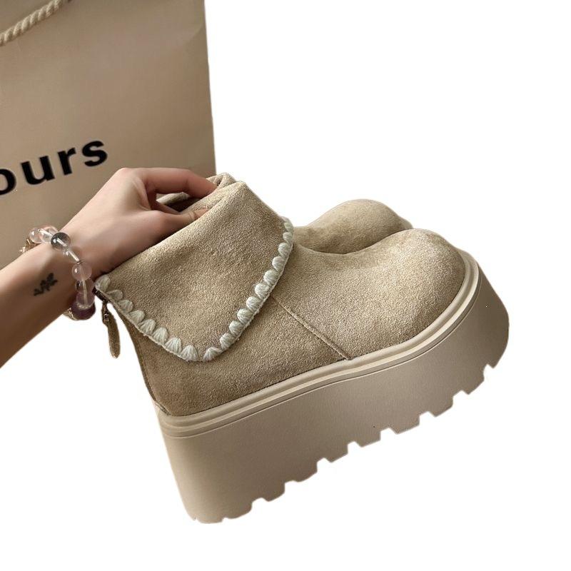 New Style Women's Shoes - Casual Thick-soled Shoes - Snow Boots - Thick-soled Boots