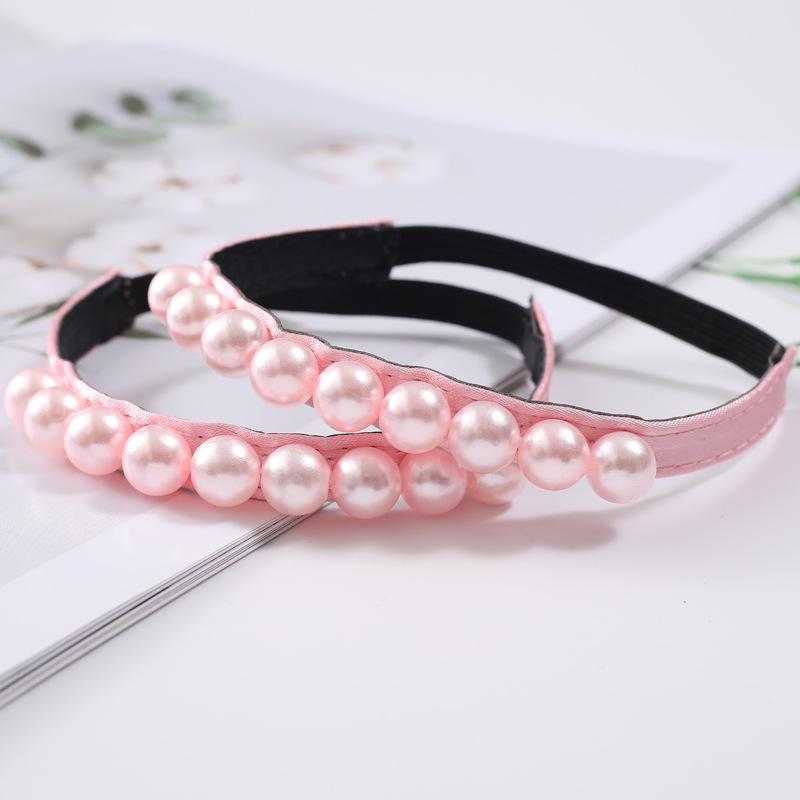 No-Tie Elastic Pearl Shoelaces for Women's High Heels - Anti-Slip, Secure Fit