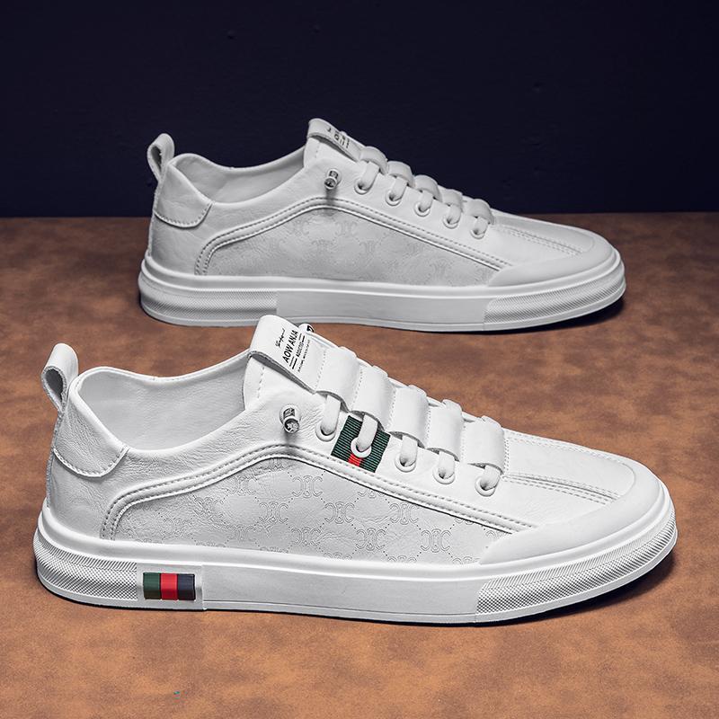 Fashion Four Seasons New High-quality and Comfortable Versatile White Shoes Men's Casual Shoes Trendy Men's Board Shoes