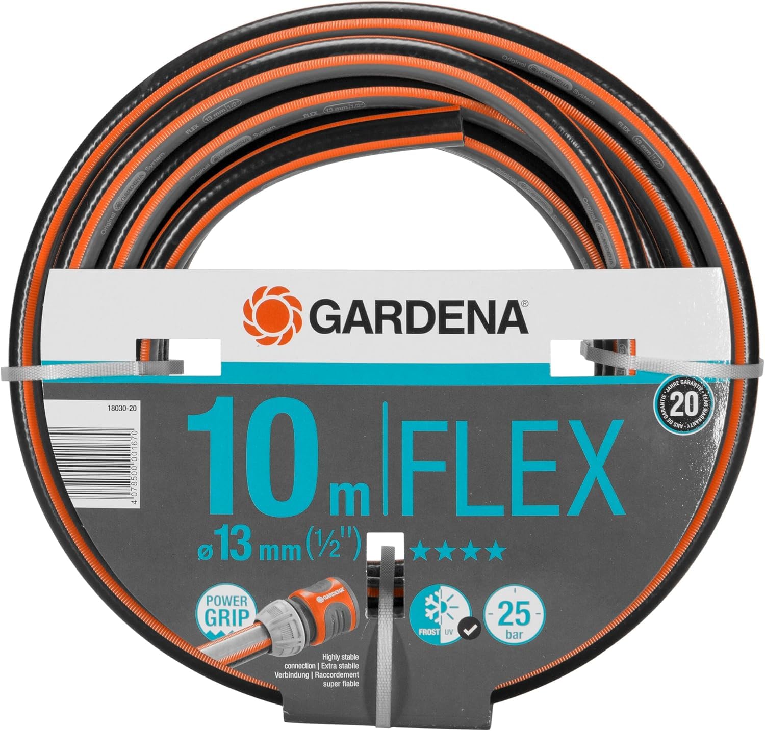 

Садовый шланг GARDENA Comfort Flex, 12 (13 мм), 10 метров, 18030-20