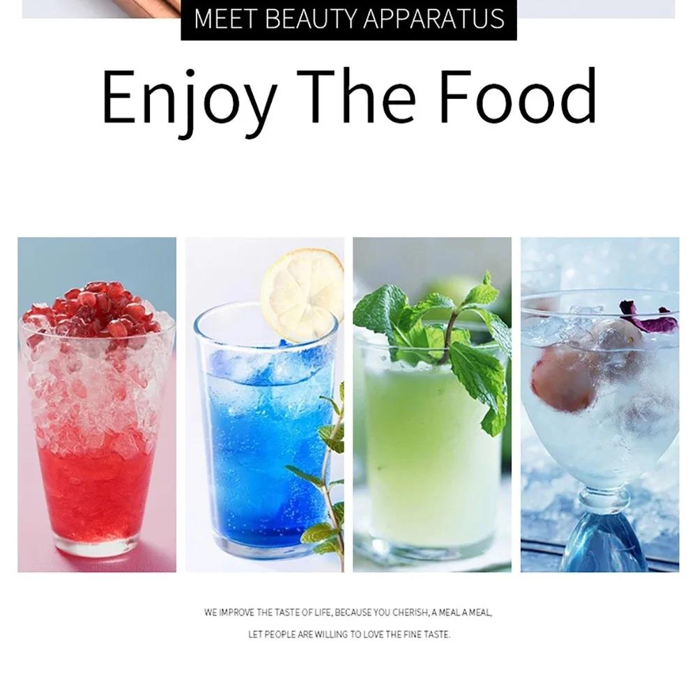 2/4Pcs ReusableDrinking Straw Smoothie Milkshake Scoop Stainless Steel Straw Spoon Durability Stirring Spoon  with Brush Set Bar