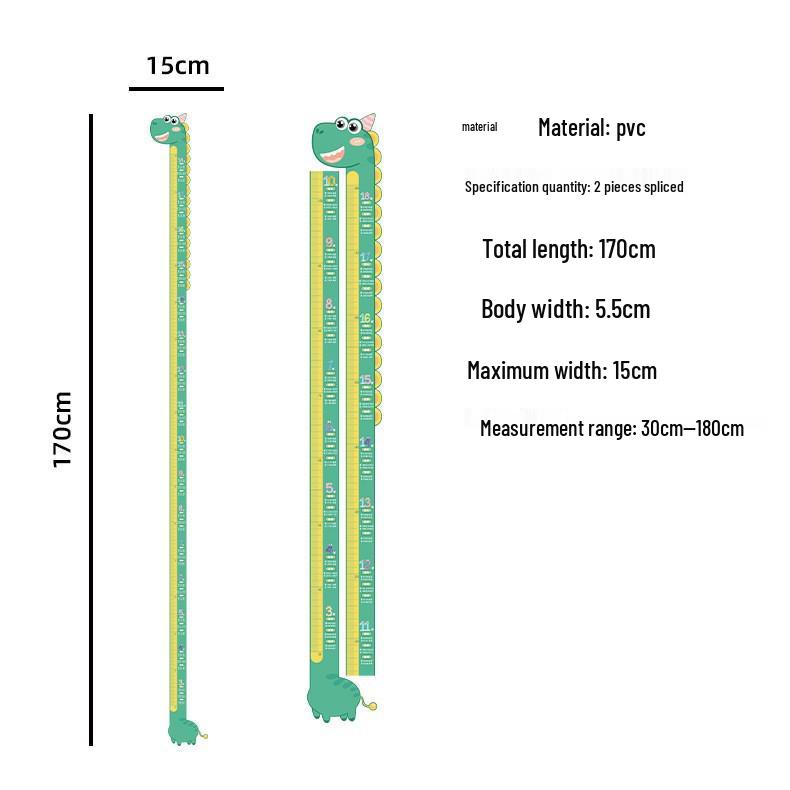 3D Giraffe EVA Magnetic Height Chart for Children's Room