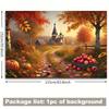 2D Peaceful Thanksgiving Countryside Nature Backdrop Cloth