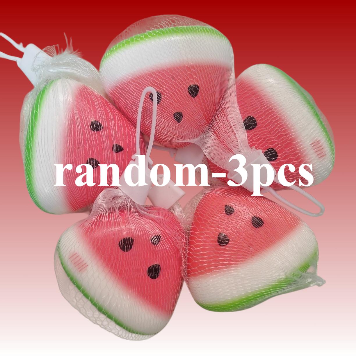 PU Langzame Terugslag Watermeloen Squishy Zacht Knijpbaar Stressverlichtend Speelgoed Creatief Simulatie Fruit Ontspannend Speelgoed voor Feestbedankjes