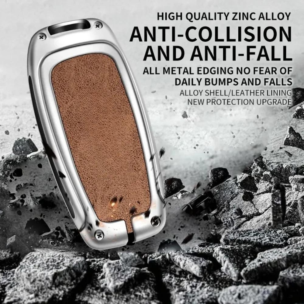 Suitable for Q5 2017 2016 2015 2013 2012 2011 2010 Zinc Alloy Car Key Case High-end Car Key Set Accessories