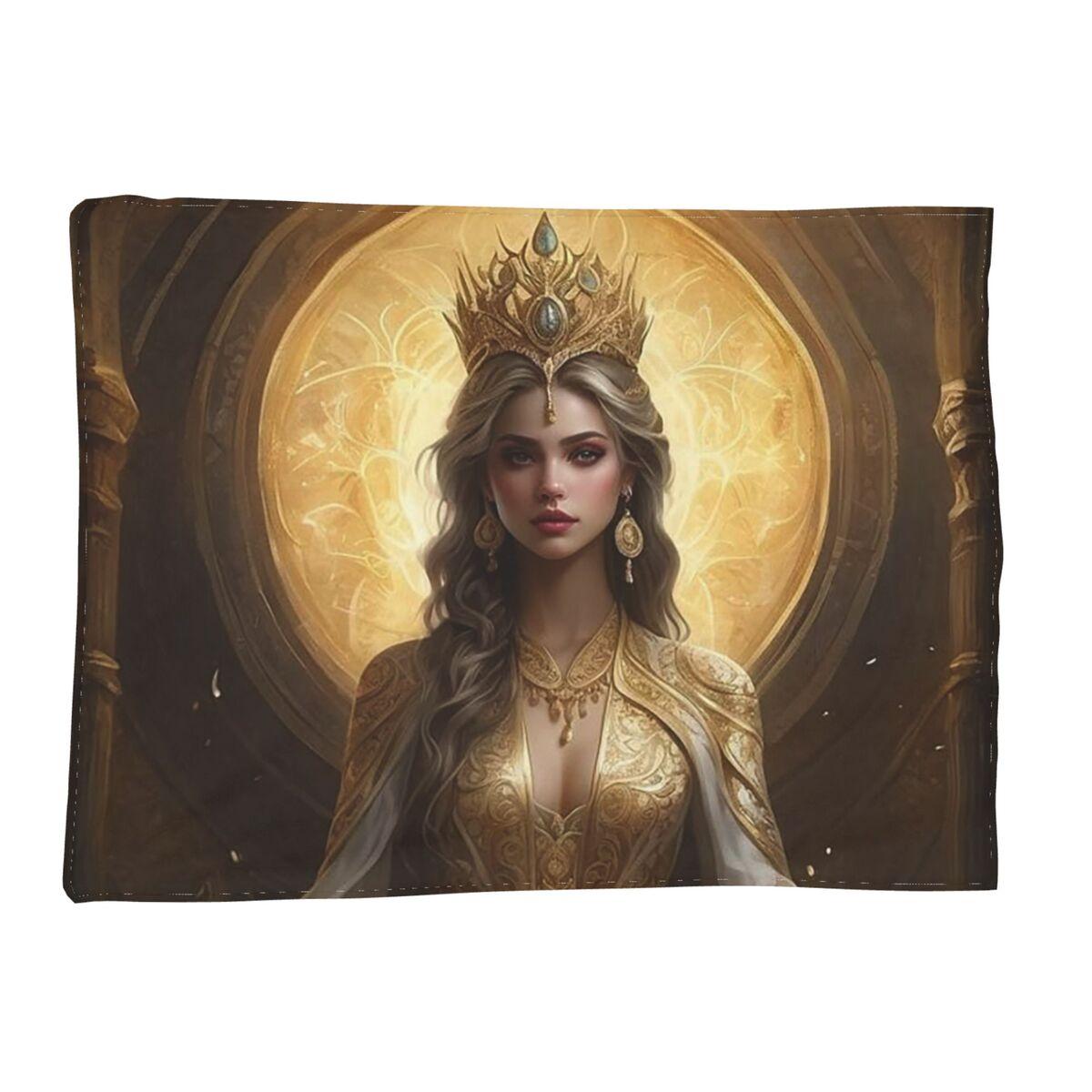 

Goddess Blankets Soft Warm Flannel Throw Blanket Bedding for Bed Living room Picnic Travel Home Sofa 80x120cm