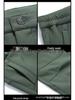 Men's Outdoor Military-Style Sharkskin Softshell Fleece Pants - Windproof, Waterproof, and Warm for Autumn/Winter Hiking.