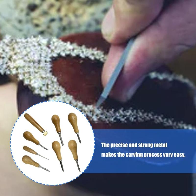 Professional Carving Set For Metal Woodworking Mixed Materials Practical Tool