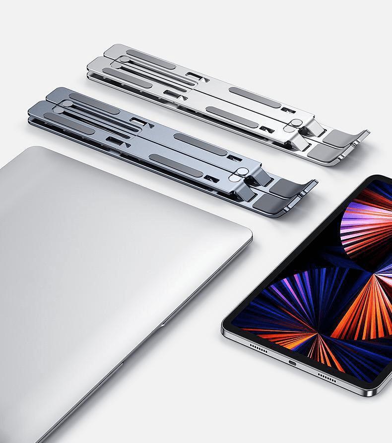 Foldable Aluminum Laptop & Tablet Stand N3 - Portable & Invisible Design