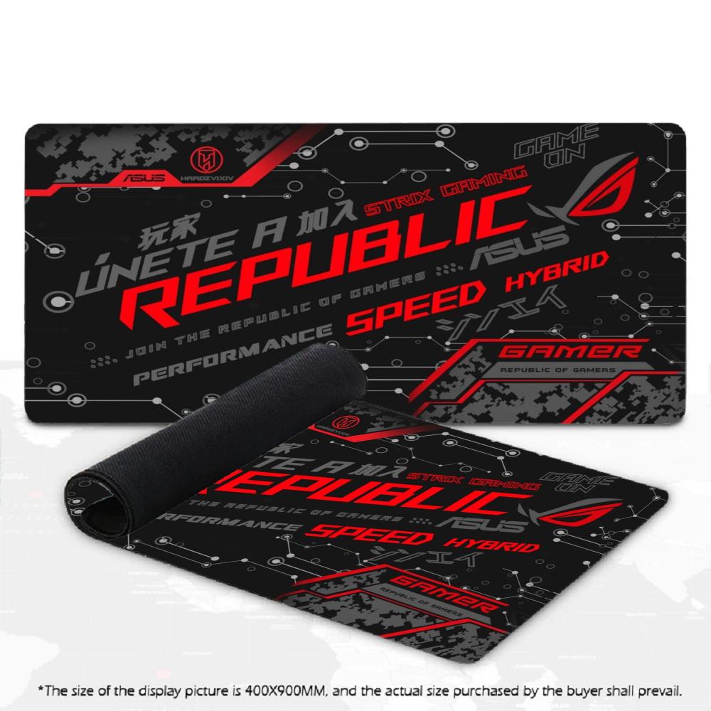 XXL Large Gaming Mouse Pad Circuit Board Tech Logo Graphic Deskmat Non‑Slip Rubber Mousepads Overlock Keyboard Mat Table Mats