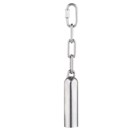 Stainless Steel Parrot Bird Chewing Bell Toy Standing Rest Rack Pet Supplies