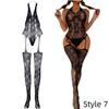 One Piece Plus Size Ženy Žhavé Sexy Spodní Prádlo Květinový Vzor Síťovaná Body Punčocha Body Spodní Prádlo Košilka Spací prádlo Spodní prádlo Kostýmy Sexy