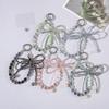 Women S Short Crystal Pearl Bow Phone Wrist Strap Ins Style Luxury