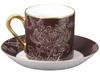 Okura Touen [Okura Touen x Chiso] Silent Garden Cup & Saucer, Coffee/Tea, Approx. 170cc, Made in Japan, 85C/C307