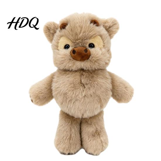 Cruelty-free Stuffed Toy Highland Cow Animal Soft Running Calf Plush for Kids Strong Stitched Cuddle Hugging Plushie Boys Girls Portable