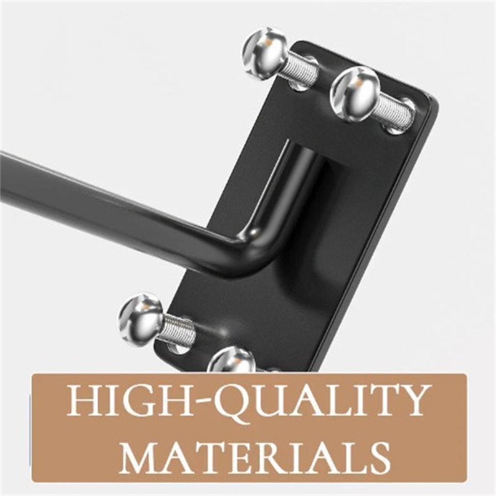 Wall Mounted Gray Metal Hat Rack, Black Screw,mounted Hat Rack, Ball Rack, Potted Plant Rack, Wig Display Rack, Motorcycle Helmet Display Rack